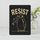 ペンギン運動への抗議ヴィンテージに抵抗 招待状 (スタンド正面)