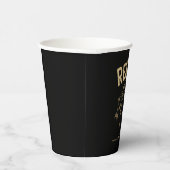 ペンギン運動への抗議ヴィンテージに抵抗 紙コップ (右)