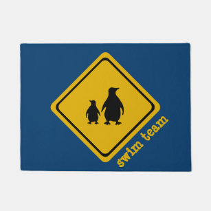 ペンギン道路標識 – doormat ドアマット