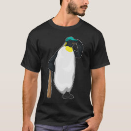 ペンギン野球こうもり Tシャツ