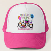 ペンギン間抜けの誕生日Tシャツとギフト第3弾 キャップ (正面)