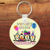 ペンギン間抜けの誕生日Tシャツとギフト第3弾 キーホルダー (正面)