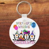 ペンギン間抜けの誕生日Tシャツとギフト第3弾 キーホルダー (正面)
