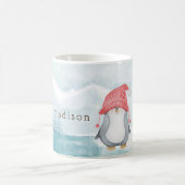 ペンギン間抜けクリスマス コーヒーマグカップ (中央)