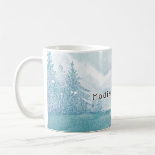 ペンギン間抜けクリスマス コーヒーマグカップ (左)