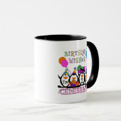 ペンギン間抜けス2回目の誕生日Tシャツとギフト マグカップ (正面右)