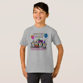 ペンギン間抜けス2回目の誕生日Tシャツとギフト Tシャツ (正面フル)