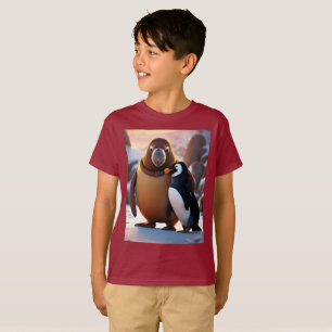 ペンギン非現実的エンジントボーイと激しくかわいいセイウチ Tシャツ