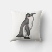 ペンギン音楽ヘッドホン クッション (裏面)