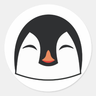 ペンギン顔 ラウンドシール