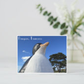 ペンギン風刺 ポストカード (スタンド正面)