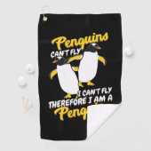 ペンギン飛べない飛べない ゴルフタオル (インサイチュ)