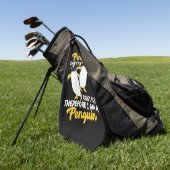 ペンギン飛べない飛べない ゴルフタオル (グリーン)