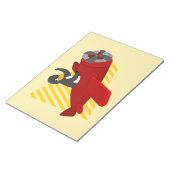 ペンギン飛んでいるアニメのメモ帳 ノートパッド (アングル)