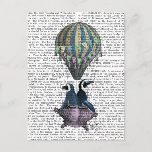 ペンギン飛んでいるズ ポストカード (正面)