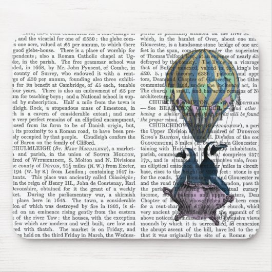 ペンギン飛んでいるズ マウスパッド (正面)