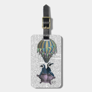 ペンギン飛んでいるズ ラゲッジタグ