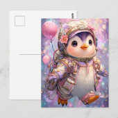 ペンギン飛行士 ポストカード (正面/裏面)