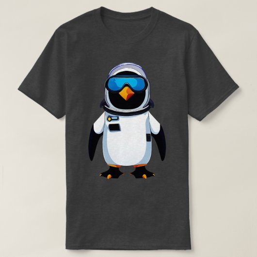 ペンギン飛行士 Tシャツ (デザイン正面)