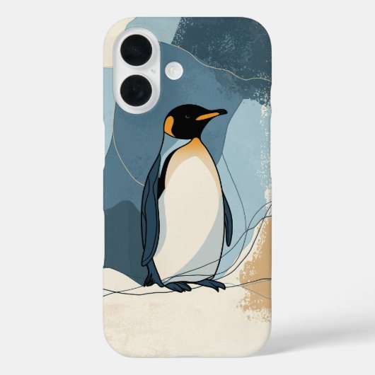 ペンギン魅力的ウィンターフォンケース Case-Mate iPhoneケース (裏面)