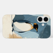 ペンギン魅力的ウィンターフォンケース Case-Mate iPhoneケース (裏面 (横))