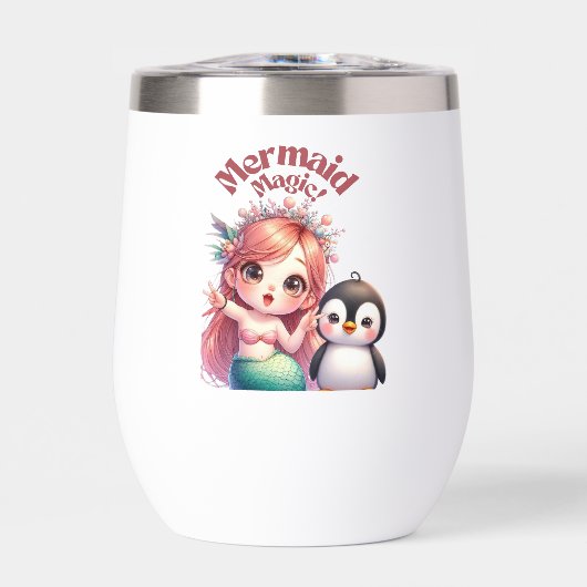 ペンギン魔法付きクリスマスマーメイドおもしろい (正面)