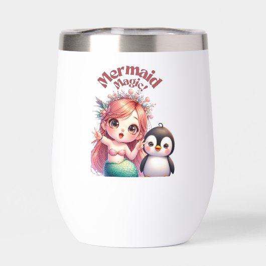 ペンギン魔法付きクリスマスマーメイドおもしろい (背面)