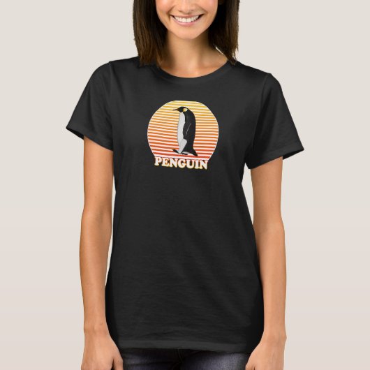 ペンギン鳥の鳥鳥飼育動物生物学者のプレ Tシャツ (正面)
