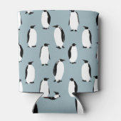 ペンギン鳥獣かわいい柄 缶クーラー (裏面)