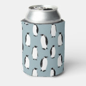 ペンギン鳥獣かわいい柄 缶クーラー (缶裏面)