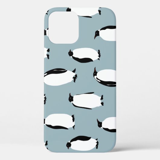 ペンギン鳥獣かわいい柄 Case-Mate iPhoneケース (裏面)