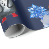 ペンギン鳥類包み紙 ラッピングペーパー (ロールコーナー)