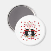 ペンギン1stバレンタイン2009年 マグネット (正面/裏面)