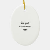 ペンギン25th結婚 silver's anniversary セラミックオーナメント (裏面)