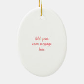 ペンギン30歳妻の誕生日（または任意の年齢） セラミックオーナメント (裏面)