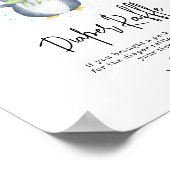 ペンギン – おむつラッフルゲーム ポスター (角)