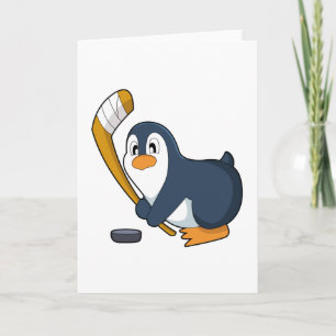 ペンギン アイスホッケー アイスホッケーのスティック カード
