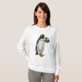 ペンギン・アット・ハンドボールスポーツ Tシャツ (正面フル)