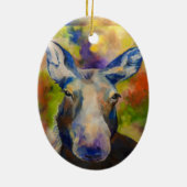 ペンギン&アラスカンムースセラミックオーナメント セラミックオーナメント (裏面)