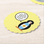 ペンギン・アルゼンチン国旗の交渉 ペーパーコースター (アングル)