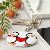 ペンギン・イン・ラブ キーホルダー (側面)