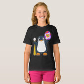 ペンギン イースター 野球 Tシャツ (正面フル)