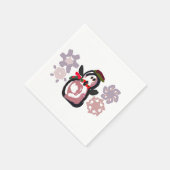 ペンギン+ウィンター スタンダードカクテルナプキン (角)