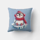 ペンギン・オン・アン・アイスバーグ クッション (裏面)