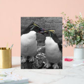 ペンギン+カラースプラッシュ アクリルサイン (ウェディング)