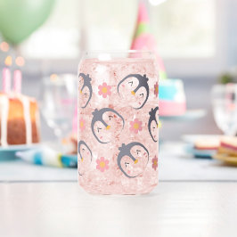 ペンギン ガラス缶