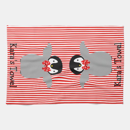 ペンギン キッチンタオル (横)