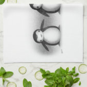 ペンギン キッチンタオル (折り畳み)