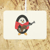ペンギン・ギタリストかわいい カーエアーフレッシュナー