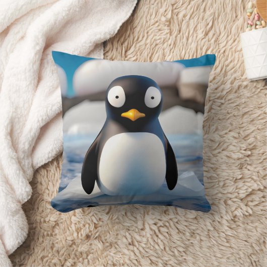 ペンギン クッション (ブランケット)